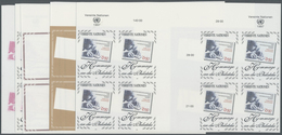 ** Vereinte Nationen - Wien: 1997. Progressive Proof (10 Phases) In Horizontal Gutter Pairs Of 2 Blocks - Neufs