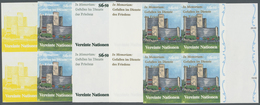 ** Vereinte Nationen - Wien: 1999. Progressive Proof (10 Phases) In Margin Blocks Of 4 For The Issue "D - Neufs