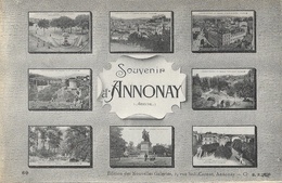 Souvenir D'Annonay - Multivues - Edition Des Nouvelles Galeries - Carte Non Circulée - Souvenir De...