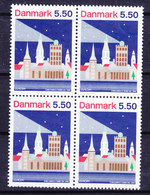 Denmark 2009 Mi. 1528   5.50 Kr Europa CEPT Observatorium Runder Turm 4-Block - Blocks & Sheetlets