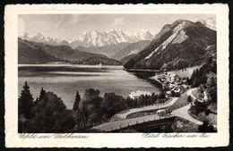 B1127 - Urfeld Am Walchensee - Hotel Fischer Am See - Echter Kupfertiefdruck - Metz - Gel 1920 - Bad Toelz