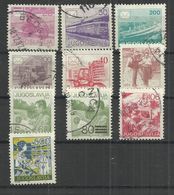 TEN AT A TIME - YUGOSLAVIA 1986-1988 - POSTAL SERVICE - LOT OF 10 DIFFERENT - USED OBLITERE GESTEMPELT USADO - Gebraucht