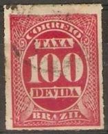 Brazil - 1890 Postage Due100r Used   SG D91 - Impuestos