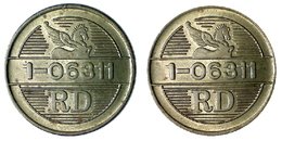 00164 GETTONE JETON TOKEN FICHA VENDING ADVERTISING READER’S DIGEST 1-06311 RD TOKENS - Altri & Non Classificati