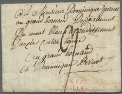 Br Bayern - Französische Armeepost: 1809, "No.17 AMB. D'ALLEMAGNE", Roter L2 Recht Klar Auf Komplettem - Autres & Non Classés