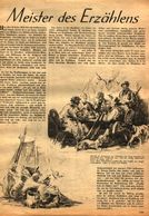 Meister Des Erzählens / Artikel,entnommen Aus Zeitschrift / Zwischen 1939 Und 1945 - Pacchi