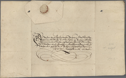 Br Mecklenburg-Schwerin - Vorphilatelie: 1623, Schnörkelbrief Aus Wolgast, Schreiben Von Philippus Juli - Vorphilatelie