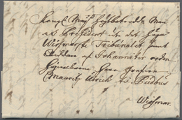 Br Mecklenburg-Schwerin - Vorphilatelie: 1754, Faltbrief Aus Stockholm An Den Grafen Von Putbus Als Ger - [Voorlopers