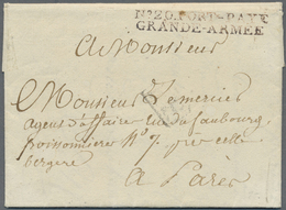 Br Preußen - Vorphilatelie: 1807 Berlin, Französischer Armeebrief Mit Kompl. Teils Gedrucktem Inhalt Un - Vorphilatelie