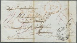 Br Preußen - Vorphilatelie: 1847, Brief Aus Sydney "per Ganges" Mit Ovalen "ship Letter" Urprünglich Na - [Voorlopers