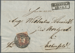 Br Preußen - Marken Und Briefe: 1850, ½ Sgr. Lebhaftorange Allseits Vollrandig Mit Nr.-St. "343" Und Ne - Sonstige & Ohne Zuordnung