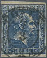 O Preußen - Marken Und Briefe: 1858, 2 Sgr. Schwarzblau, Rechts Und Links Knapp, Oben Und Unten Breitr - Sonstige & Ohne Zuordnung
