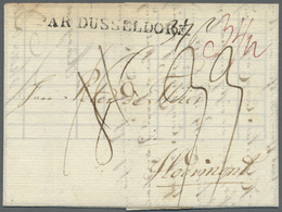 Br Preußen - Transitstempel: 1798, Faltbrief Von WARSCHAU Nach Belgien Mit Diversen Taxen Und Transit L - Other & Unclassified