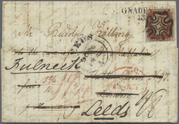 Br Preußen - Besonderheiten: 1841: Zweitältester Brief Aus Preußen Mit Einer Briefmarkenfrankatur : Vol - Autres & Non Classés