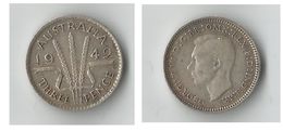 AUSTRALIE  3 PENCE 1942  ARGENT - Threepence