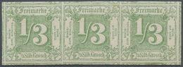 * Thurn & Taxis - Marken Und Briefe: 1863, 1/3 Sgr. Grün, Ungebraucht. Lt. Kurzbefund Sem: "einwandfre - Altri & Non Classificati