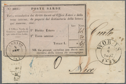 Br Thurn & Taxis - Ortsstempel: 1857. Stampless Envelope Written From Worms (Germany) Dated '21st Aout - Andere & Zonder Classificatie