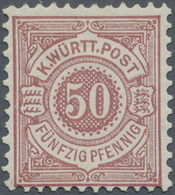* Württemberg - Marken Und Briefe: 1890, Freimarke 50 Pf. Lebhaftbraunrot, Einwandfrei Gezähnt Und Ung - Autres & Non Classés