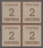 */** Elsass-Lothringen - Marken Und Briefe: 1870/1871, 2 Ctm. Mittelrotbraun Im 4er-Block, 1 Marke Postfr - Sonstige & Ohne Zuordnung