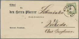 Br Deutsches Reich - Brustschild: 1872, Kleiner Schild 1 Kr. Smaragdgrün (Zähnung Teils Etwas Flach) Au - Unused Stamps