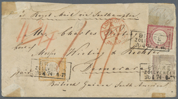Br Deutsches Reich - Brustschild: 1872, 10 Gr Innendienst Vorschriftsmäßig Handschriftlich Entwertet In - Ungebraucht