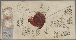 Br Deutsches Reich - Brustschild: 1872, 1/4 Gr Grauviolett, 2 1/2 Gr Lilabraun U 30 Gr Ultramarin Innen - Unused Stamps