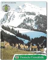 Deutsche Umwelthilfe -  Mountain And Deer  -  Puzzle  -  8.300 Ex - O-Series : Séries Client