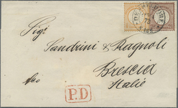 Br Deutsches Reich - Brustschild: 1872, 2½ Groschen Braun Und ½ Orange Groschen Brustschild, Großer Sch - Unused Stamps