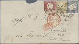 Br Deutsches Reich - Brustschild: 1872, Großer Schild 1 Gr., 2 Gr., 5 Gr. Auf Brief Von "MÜLHEIM A.D.RU - Unused Stamps