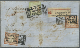 Br Deutsches Reich - Brustschild: 1872, Zweimal 9 Kr. Grosser Schild Rötlichbraun Zusammen Mit 1 Kr. Ge - Nuovi