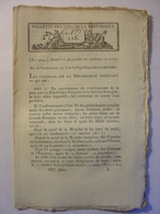 BULLETIN DES LOIS De 1801 - MARINE PROHIBITION ARMEMENTS EN COURSE - Décrets & Lois