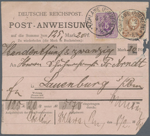 Br Deutsches Reich - Pfennig: 1880, 25 Pfg. Orangebraun (eckrund) Und 5 Pfg. Violettpurpur Je Mit EKr. - Neufs