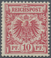 ** Deutsches Reich - Krone / Adler: 1893. Krone/Adler 10 Pf In Ca-Farbe, Postfrisch. FA Jäschke-Lantelm - Ungebraucht