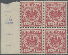 /* Deutsches Reich - Krone / Adler: 1890, Krone/Adler 10 Pf. Mittelkarminrot (UV Dunkelgelb) Im Ungebra - Nuovi