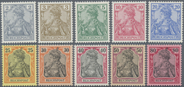 ** Deutsches Reich - Germania: 1900, 'schneeweißer', 2 Unsignierter Luxussatz - Nuovi