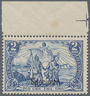 ** Deutsches Reich - Germania: 1900, Germania Reichspost, 2 M Mit Specimen-Aufdruck Vom Oberrand In Feh - Neufs