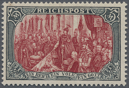 * Deutsches Reich - Germania: 1900, 5 Mark Reichspost, Type II, Farbfrisch Und In Guter Zähnung, Ungeb - Ungebraucht