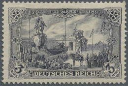 (*) Deutsches Reich - Germania: 1902, 3 M. Schwarzviolett Mit Zähnung A, Ungebraucht, Pracht, Signiert J - Unused Stamps