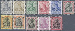 ** Deutsches Reich - Germania: 1905, Schneeweiße Unsignierter Luxussatz, Mi. 1.850.- E - Unused Stamps
