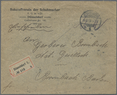 Br Deutsches Reich - Germania: 1905, 2 Pf Germania, 15er-Block Als Portogerechte Massen-MeF Auf Einschr - Neufs