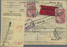 Br Deutsches Reich - Germania: 1915, 1 M Rotkarmin, 25:16 Zähnungslöcher, 12 Stück Als Portogerechte Ma - Neufs