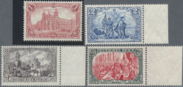 ** Deutsches Reich - Germania: 1905, 1 - 5 Mark "Friedensdruck", Postfrischer Luxussatz, Einheitlich Vo - Ungebraucht