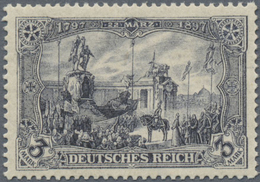 ** Deutsches Reich - Germania: 1905, 3 Mark, Taufrisches Perfekt Zentriertes Und Gez. Exemplar, Unsicht - Ungebraucht