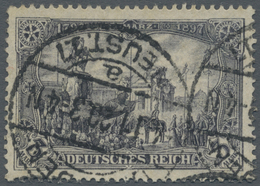 O Deutsches Reich - Germania: 1920, Freimarke 3 M Deutsches Kaiserreich, Schiefergrau Mit Wasserzeiche - Ungebraucht