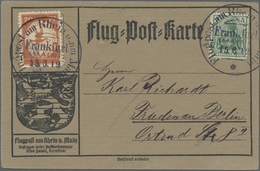 Br Deutsches Reich - Germania: 1912, Flugpost Rhein/Main, Offizielle Flugpostkarten Ab Frankfurt (Main) - Nuevos