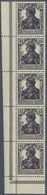 ** Deutsches Reich - Inflation: 1917, 15 Pf Germania Schwarzviolett Postfrisch Im Senkrechten Linken Ec - Lettres & Documents