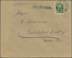 Br Deutsches Reich - Inflation: 1920, 5 Pf Gelbgrün, Portogerechte EF Auf Drucksachen-Umschlag Von Prie - Lettres & Documents