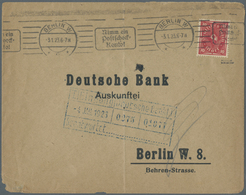 Br Deutsches Reich - Inflation: 1922, 10 M. Posthorn Ohne Sichtbarem Unterdruck Als Portogerechte Einze - Lettres & Documents