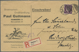 Br Deutsches Reich - Inflation: 1922, 50 Pf Graulila Holztaube, Verwendet Zum Schaden Der Post Als Unbe - Storia Postale