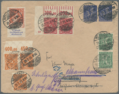 Br Deutsches Reich - Inflation: 1923, 12 M. Alters- Und Kinderhilfe Mit Plattenfehler "untere Hand Mit - Lettres & Documents